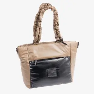 BOLSO SHOPPER CERRADO CON CREMALLERA VELSIDE TAUPE