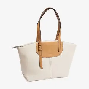 BOLSO DE HOMBRO SHOPPER MUJER BLANCO ROBBIE 36X25X