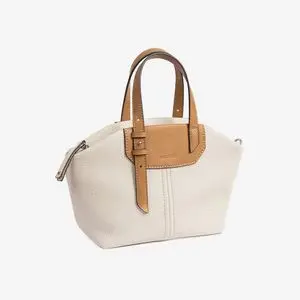 BOLSO DE MANO CON ASAS MUJER BLANCO ROBBIE 23X20X1