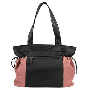 BOLSO SHOPPER CON BANDOLERA MERSEY NEGRO