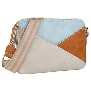 BOLSO BANDOLERA POLIPIEL KATE LOIS BEIGE