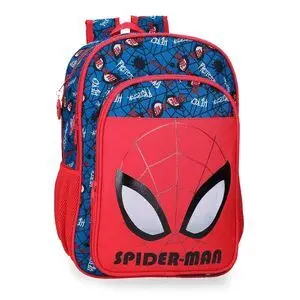 MOCHILA ESCOLAR DOBLE 40CM SPIDERMAN AUTHENTIC ADA