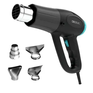 CECOTEC HELL GUN 3500 PISTOLA DE CALOR - 2000W - TEMPERATURA REGULABLE HASTA 550ÂºC - CABEZALES INCLUIDOS - COLOR NEGRO