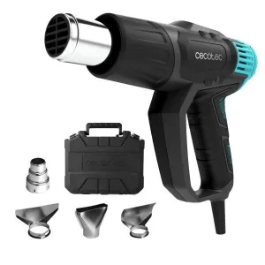 CECOTEC HELL GUN 7500 FULL EQUIP PISTOLA DE CALOR - 2000W - TEMPERATURA REGULABLE DE 50ÂºC A 550ÂºC - CABEZALES INCLUIDOS - COLOR NEGRO