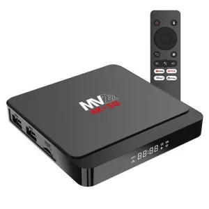 MUVIP MV22 MINI PC SMART TV 4K 5G - ANDROID 14 - QUAD CORE - 2GB RAM - 16GB - COLOR NEGRO