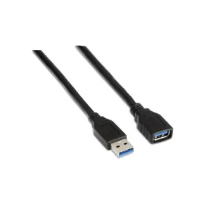 AISENS CABLE EXTENSION USB 3.0 - TIPO A MACHO A A HEMBRA - 2.0M - COLOR NEGRO