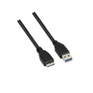 AISENS CABLE USB 3.0 - TIPO A MACHO A MICRO B MACHO - 1.0M - COLOR NEGRO