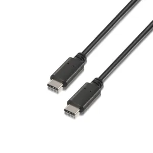 AISENS CABLE USB 2.0 3A - TIPO USB-C/M-USB-C/M - 3.0M - COLOR NEGRO