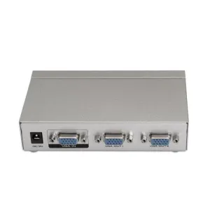 AISENS SVGA DUPLICADOR PARA 2 MONITORES CON ALIMENTACION - COLOR PLATA