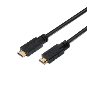 AISENS CABLE HDMI ALTA VELOCIDAD / HEC CON REPETIDOR - A MACHO-A MACHO - 30M - CHIPSET PARA AMPLIFICAR LA SEÃ±AL FULL HD - COLOR NEGRO