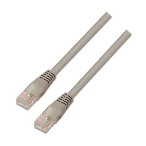 AISENS CABLE DE RED LATIGUILLO RJ45 LSZH CAT.6 UTP AWG24 - 5.0M - LIBRE DE HALOGENOS - 10/100/1000 MBIT/S - COLOR GRIS