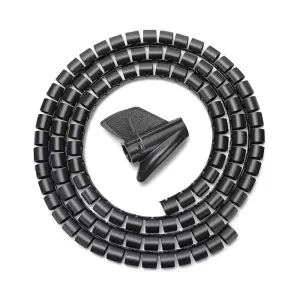AISENS ORGANIZADOR DE CABLE EN ESPIRAL 25MM - 1.0M - COLOR NEGRO