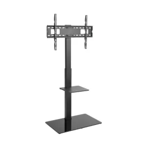 AISENS SOPORTE DE SUELO CON BANDEJA DVD (37-70, 40KG) - COLOR NEGRO
