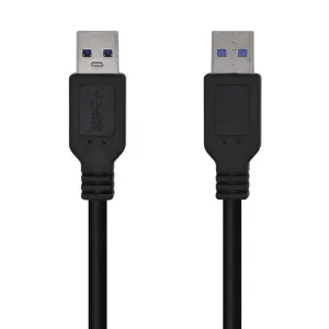 AISENS CABLE USB 3.0 - TIPO A/M-A/M - 1.0M - COLOR NEGRO