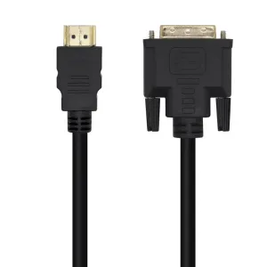 AISENS CABLE DVI A HDMI - DVI18+1/MACHO-HDMI A MACHO - 3.0M - COLOR NEGRO