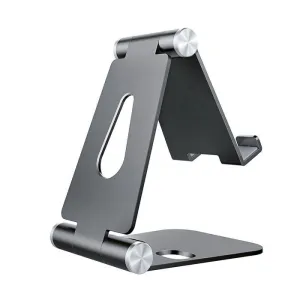 AISENS SOPORTE DE SOBREMESA TAMAÃ±O M AJUSTABLE (2 PIVOTES) PARA MOVIL / TABLET - COLOR GRIS