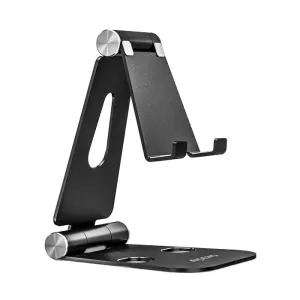 AISENS SOPORTE DE SOBREMESA TAMAÃ±O XL AJUSTABLE (2 PIVOTES) PARA MOVIL / TABLET - COLOR NEGRO