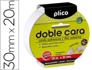 CINTA ADHESIVA DOBLE CARA 025MM  030MM 50M