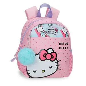 MOCHILA INFANTIL HELLO KITTY BOWS 26CM