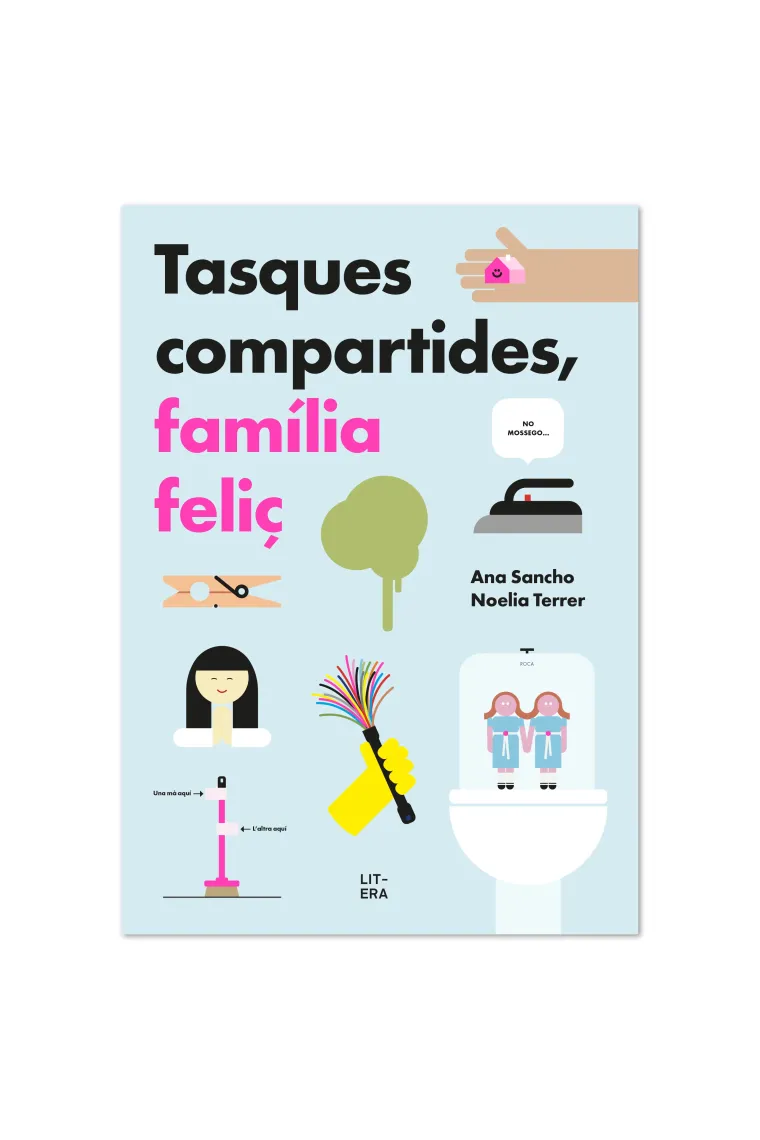 Tasques compartides, família feliç (Catalán)