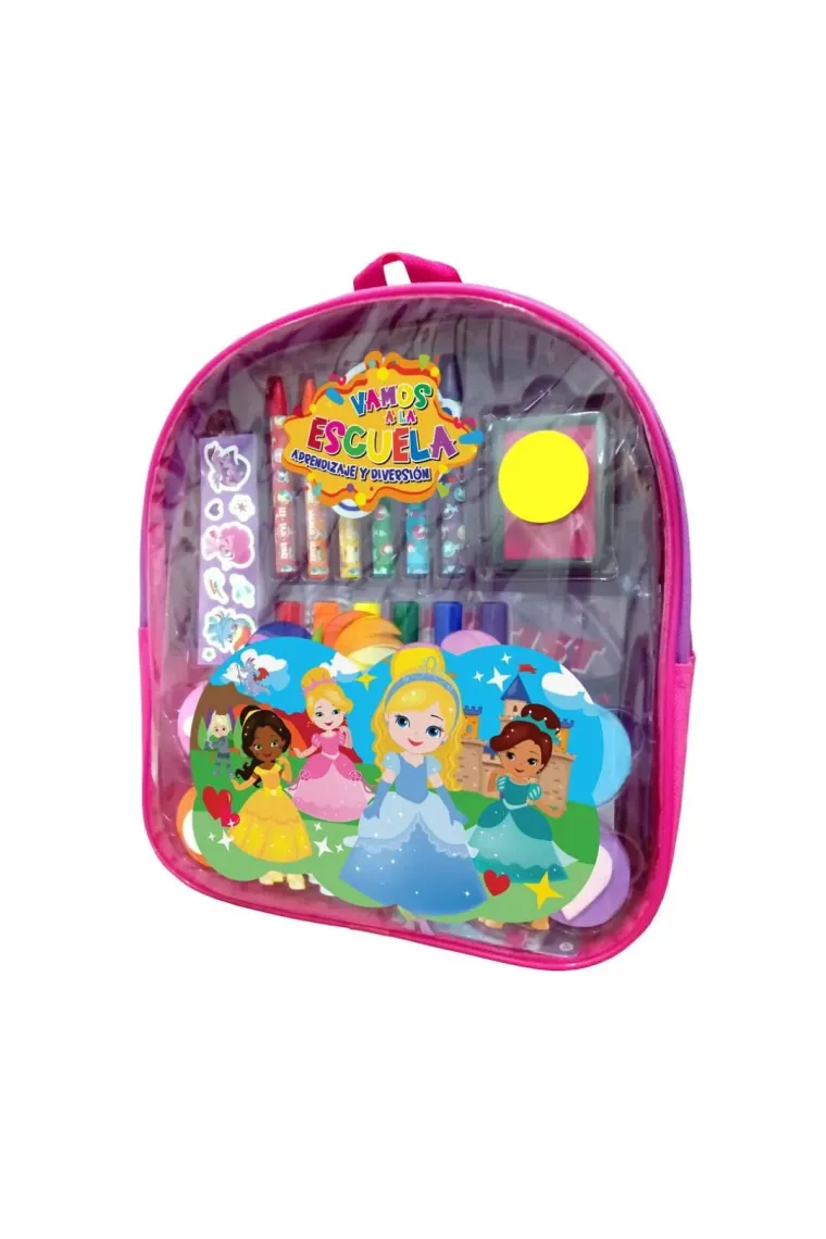 Mochila animales. Vamos a la escuela.