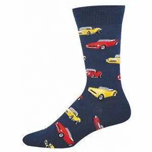 CALCETINES DE ALGODON MEDIA CAÑA COCHES CLASICOS 4