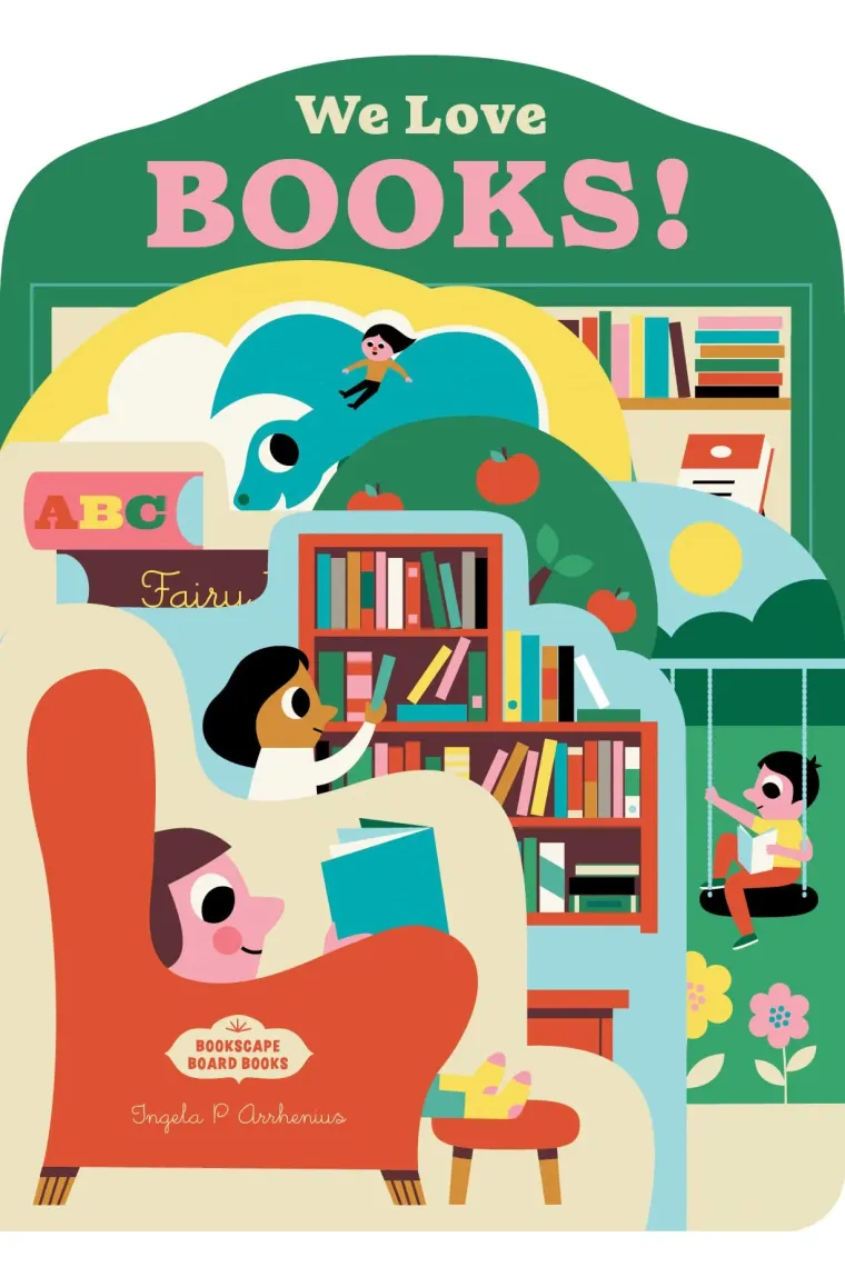 We Love BOOKS! (Bookscape Board Books) (Inglés)