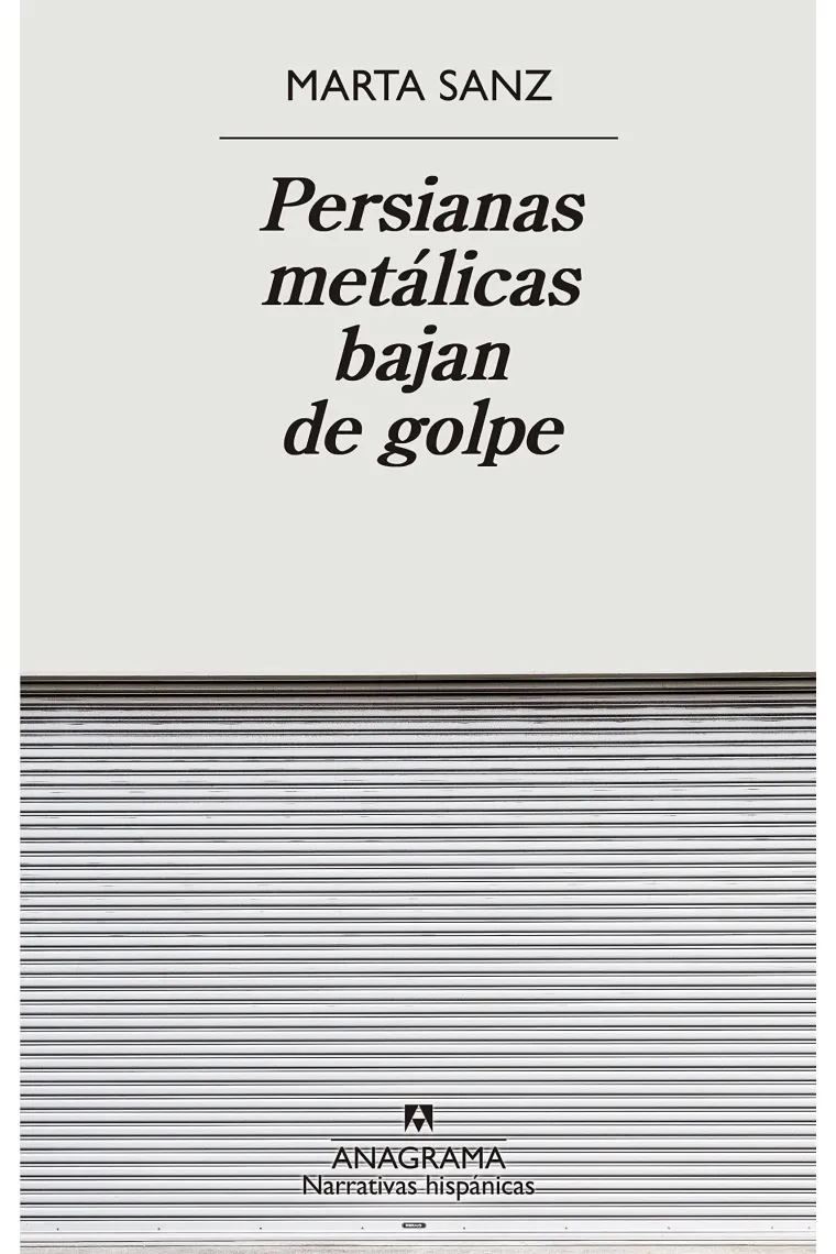 Persianas metálicas bajan de golpe