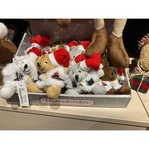 DECORACION COLGANTE OSO PELUCHE 12CM
