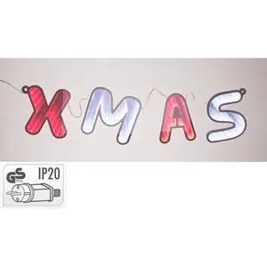 CORTINA DE LUZ NAVIDAD 100CM