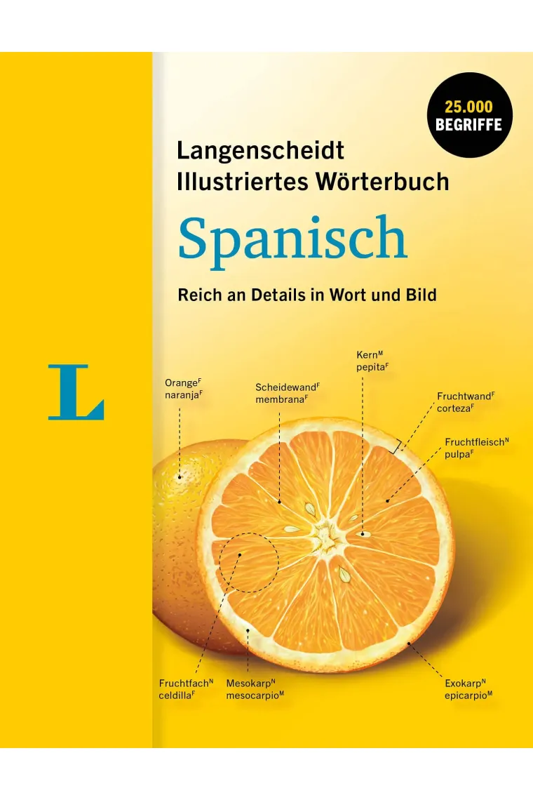 Langenscheidt Illustriertes Wörterbuch Spanisch: Reich an Details in Wort und Bild (Castellano, Alemán)