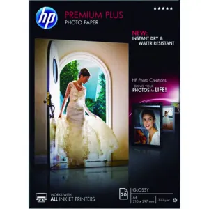PAPEL PHOTO HP A4 PREMIUM 300G 20H CR672A MAK029302