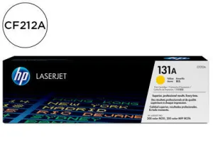 HP CF212A AMARILLO CARTUCHO DE TONER ORIGINAL - 131A
