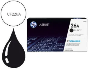 HP CF226A NEGRO CARTUCHO DE TONER ORIGINAL - 26A