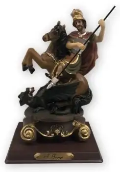 FIGURA DE SAN JORGE A CABALLO