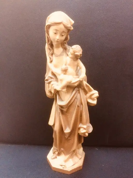 FIGURA VIRGEN DE SANTIAGO TALLA MADERA 89763