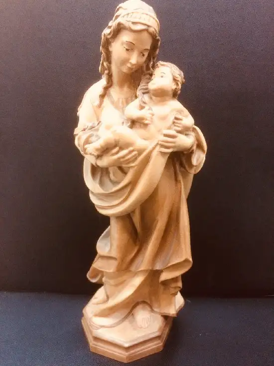 IMÁGEN VIRGEN NAPOLITANA TALLA MADERA 89764