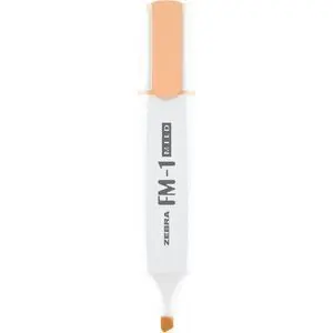 MARCADOR ZEBRA FM-1 FLUOR NARANJA