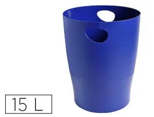 EXACLAIR PAPELERA EXACOM ECOBIN PLASTICO AZUL 453104D MAK040744
