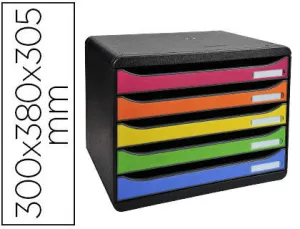 EXACLAIR MODULO EXAC.5CAJON BIG APA NEGR/COLOR 308798D MAK181066