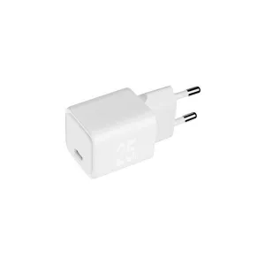 BLACKBYTE BY PEDRO BUERBAUM CARGADOR GAN DE 25W - 1XUSB-C - CARGA RAPIDA PPS - COLOR BLANCO