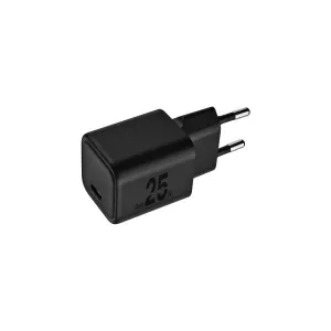 BLACKBYTE BY PEDRO BUERBAUM CARGADOR GAN DE 25W - 1XUSB-C - CARGA RAPIDA PPS - COLOR NEGRO