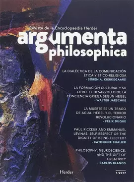 ARGUMENTA PHILOSOPHICA. Nº 1 2017