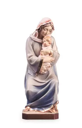 IMAGEN VIRGEN NIÑO TALLA MADERA 89755