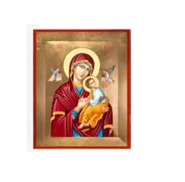 ICONO PERPETUO SOCORRO PAN DE ORO