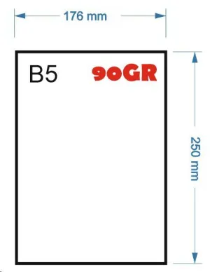 NAVIGATOR PAQUETE 500 HOJAS PAPEL MULTIFUNCION 90GR UNIVERSAL FORMATO B5 176X250MM