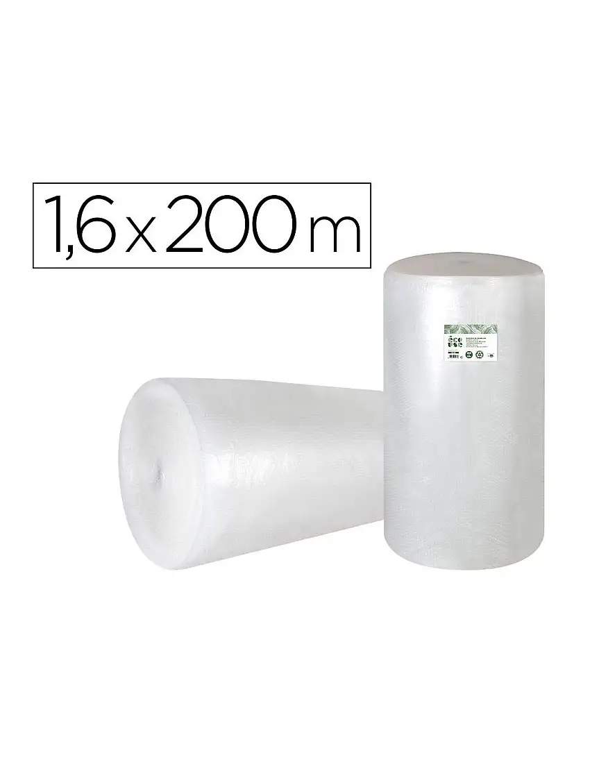 Plastico Burbuja Liderpapel Ecouse 1.60X200M 30% De Plastico Reciclado