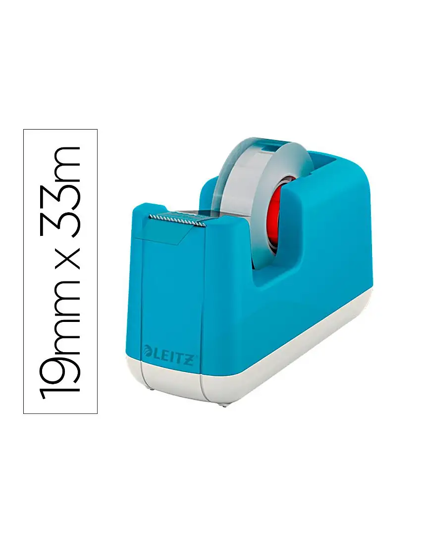 Portarrollo Sobremesa Leitz Cosy Plastico Para Cintas 33 Mt Color Azul