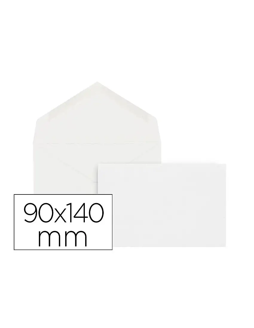 Sobre Liderpapel Blanco Registro Extra 90X140 Mm Caja De 100 Unidades