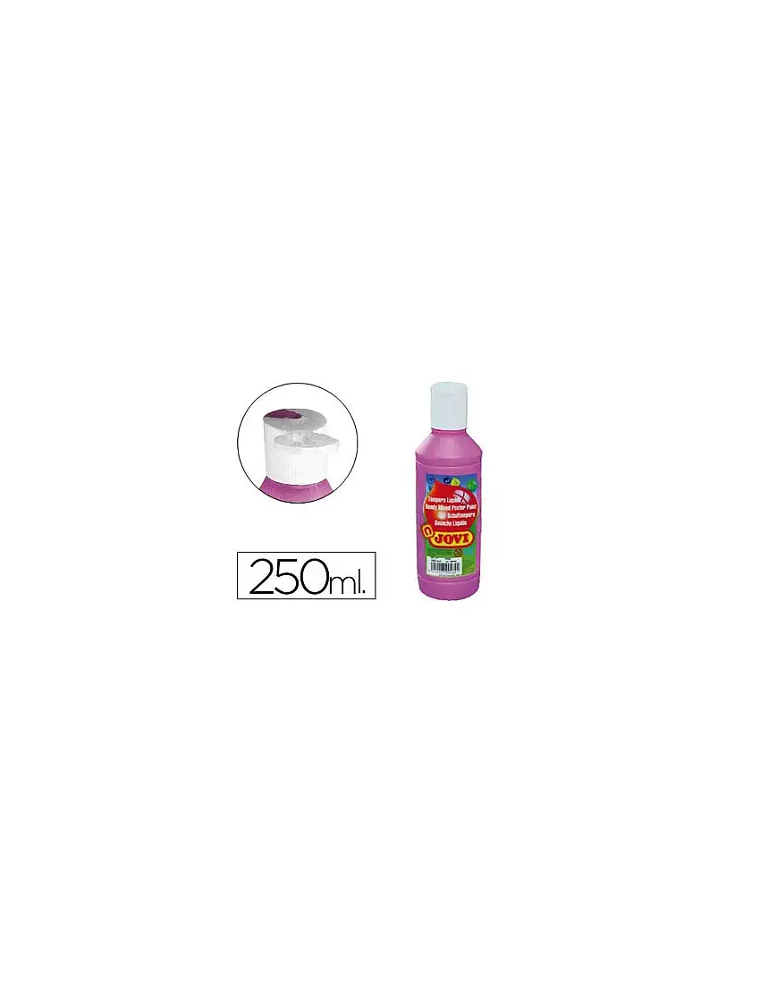 Tempera Liquida Jovi Escolar 250 Ml Magenta